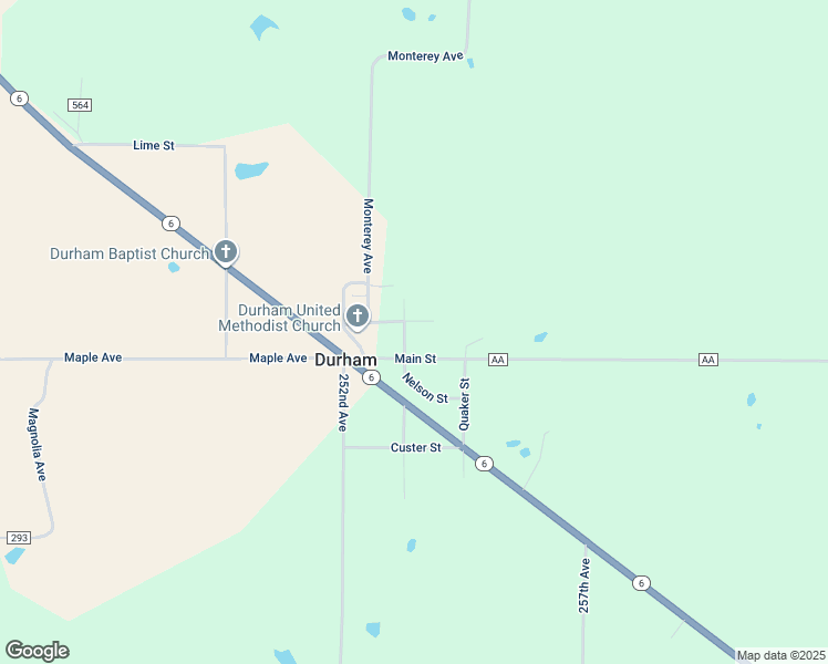 map of restaurants, bars, coffee shops, grocery stores, and more near 28953 School Street in Durham