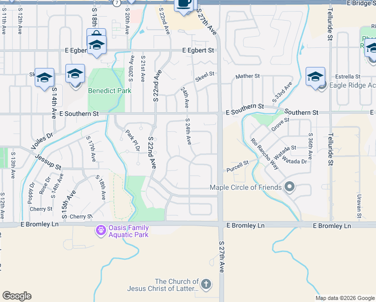 map of restaurants, bars, coffee shops, grocery stores, and more near 614 Box Elder Creek Drive in Brighton