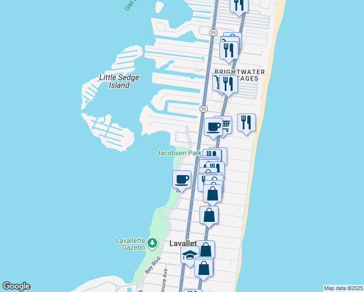 Lavallette NJ Walk Score