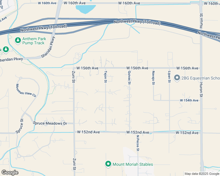 map of restaurants, bars, coffee shops, grocery stores, and more near 1950 West 154th Place in Broomfield
