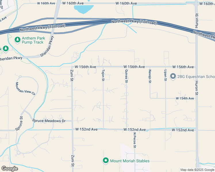 map of restaurants, bars, coffee shops, grocery stores, and more near 1950 West 154th Place in Broomfield