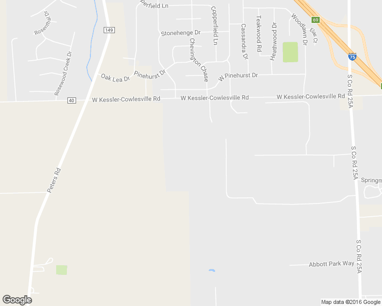 map of restaurants, bars, coffee shops, grocery stores, and more near 610 West Kessler-Cowlesville Road in Tipp City