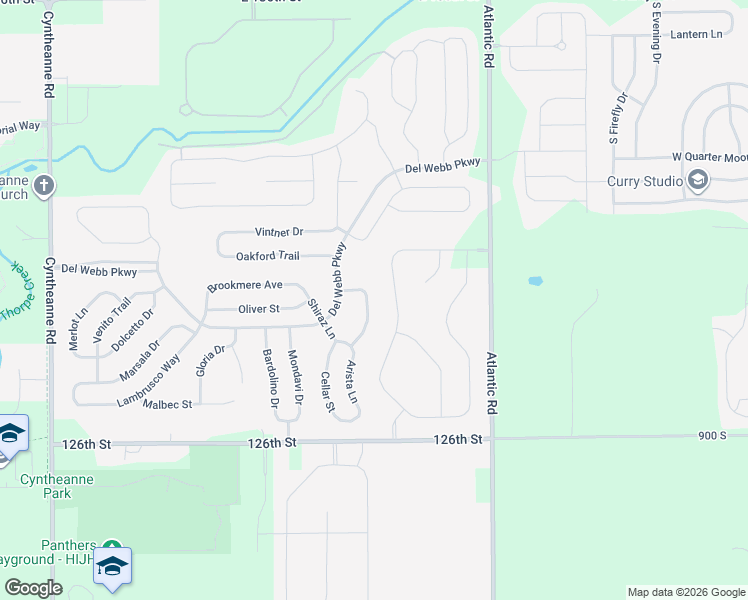map of restaurants, bars, coffee shops, grocery stores, and more near 12991 Burgandy Street in Fishers