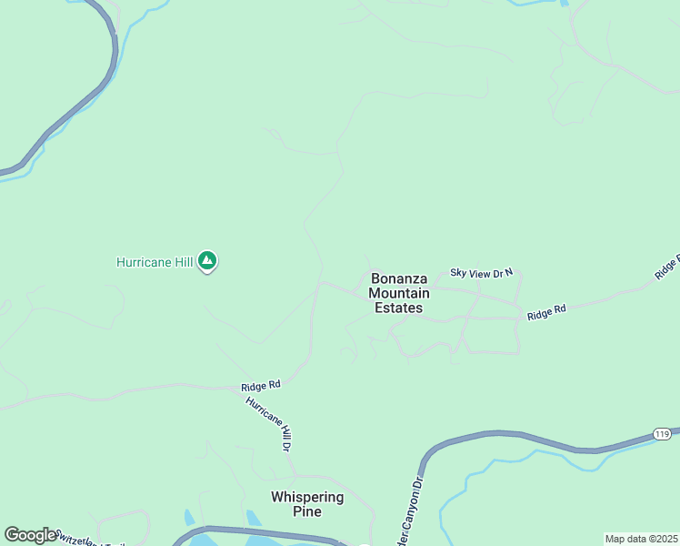 map of restaurants, bars, coffee shops, grocery stores, and more near 1513 Ridge Road in Nederland