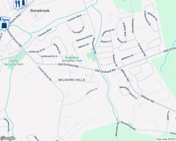 map of restaurants, bars, coffee shops, grocery stores, and more near 4092 Old Orchard Road in East York