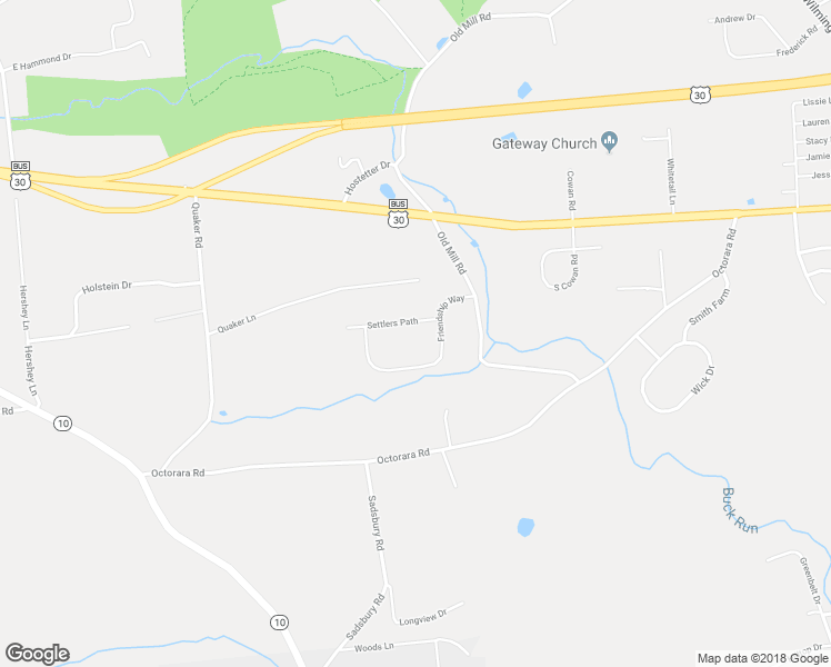 map of restaurants, bars, coffee shops, grocery stores, and more near 12 Settlers Path in Parkesburg