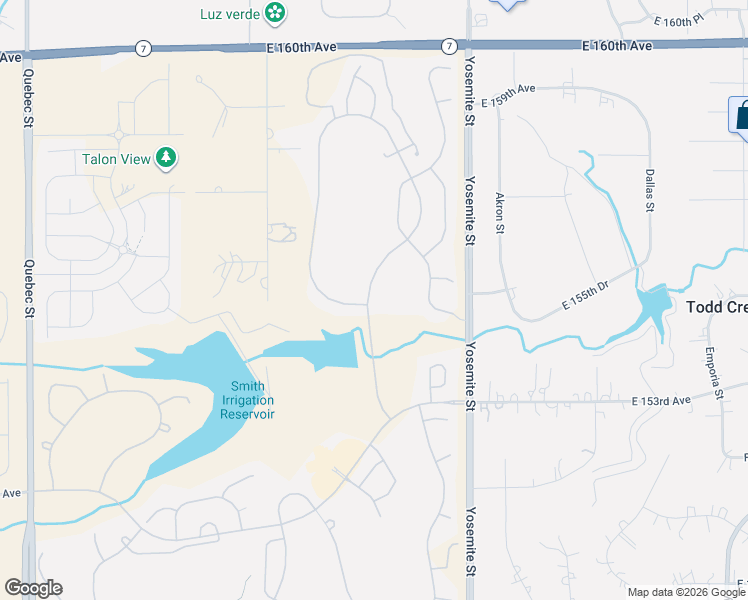 map of restaurants, bars, coffee shops, grocery stores, and more near 15545 Willow Drive in Thornton
