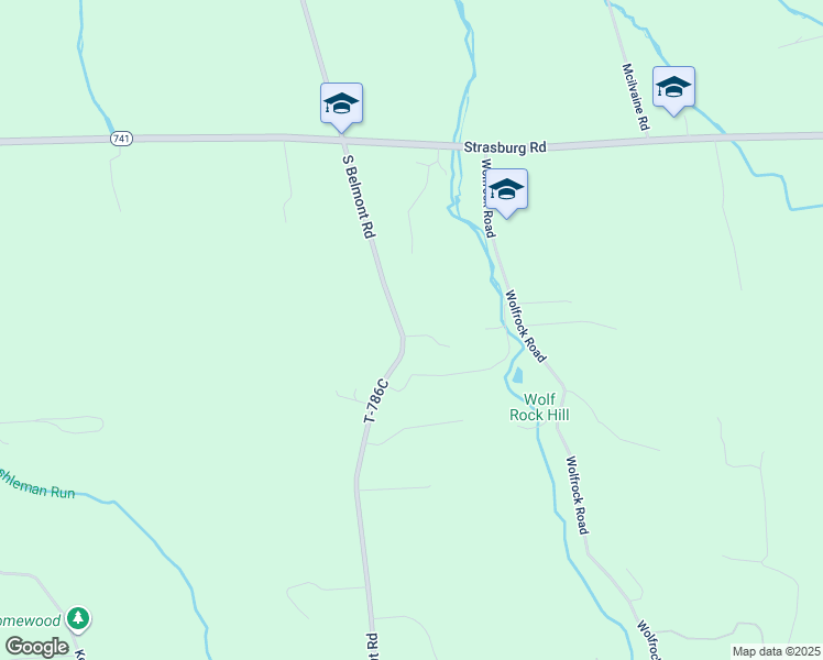 map of restaurants, bars, coffee shops, grocery stores, and more near 245 South Belmont Road in Paradise