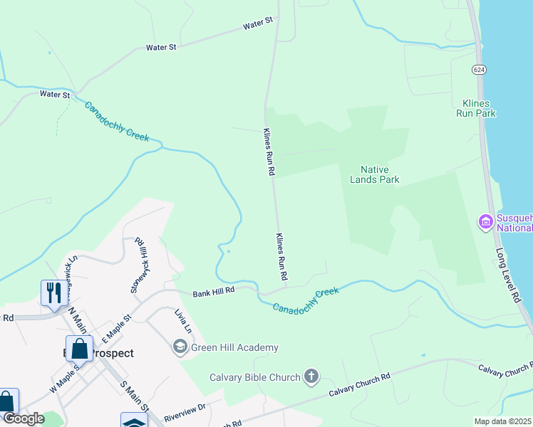 map of restaurants, bars, coffee shops, grocery stores, and more near 243 Bank Hill Road in Wrightsville