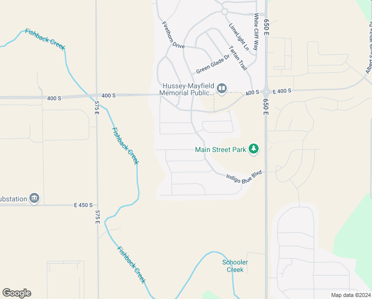 map of restaurants, bars, coffee shops, grocery stores, and more near 5773 Bluff View Lane in Whitestown