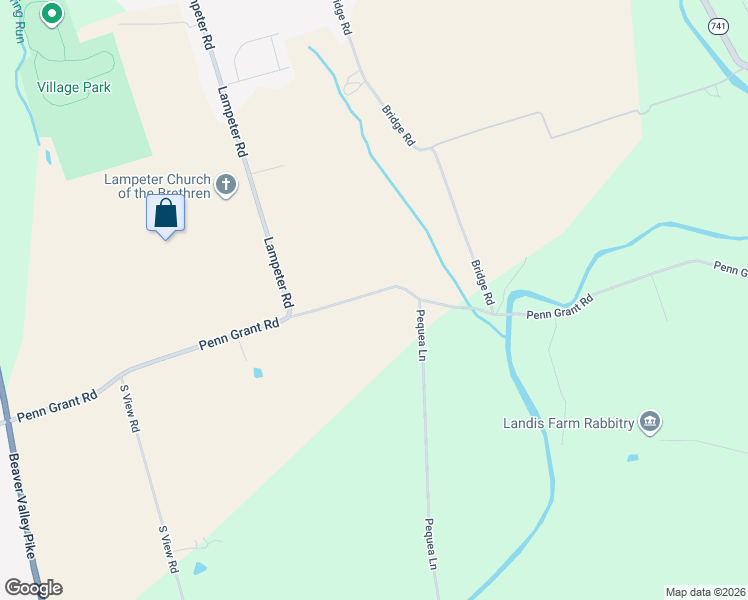 map of restaurants, bars, coffee shops, grocery stores, and more near 920 Penn Grant Road in Willow Street