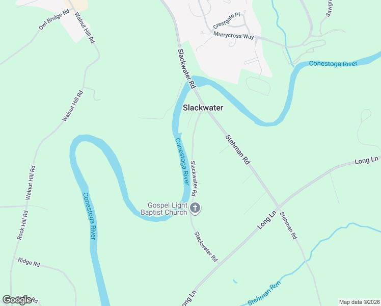 map of restaurants, bars, coffee shops, grocery stores, and more near 272 Slackwater Road in Millersville