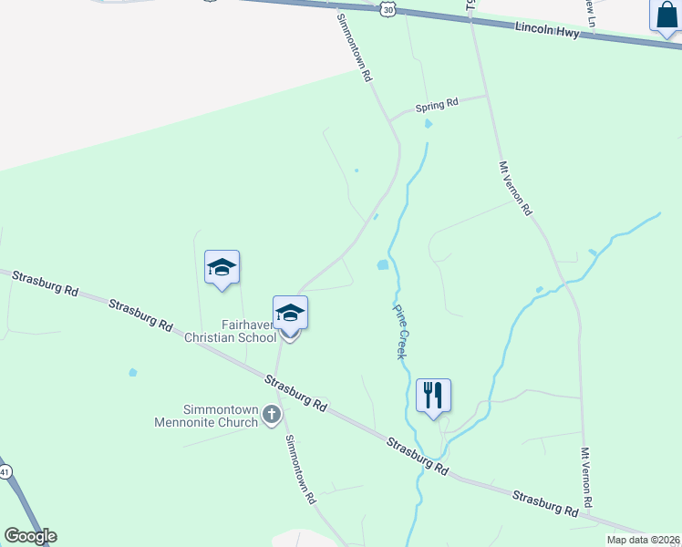 map of restaurants, bars, coffee shops, grocery stores, and more near 973 Simmontown Road in Gap
