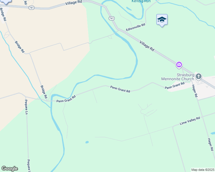 map of restaurants, bars, coffee shops, grocery stores, and more near 1198 Penn Grant Rd in Lancaster