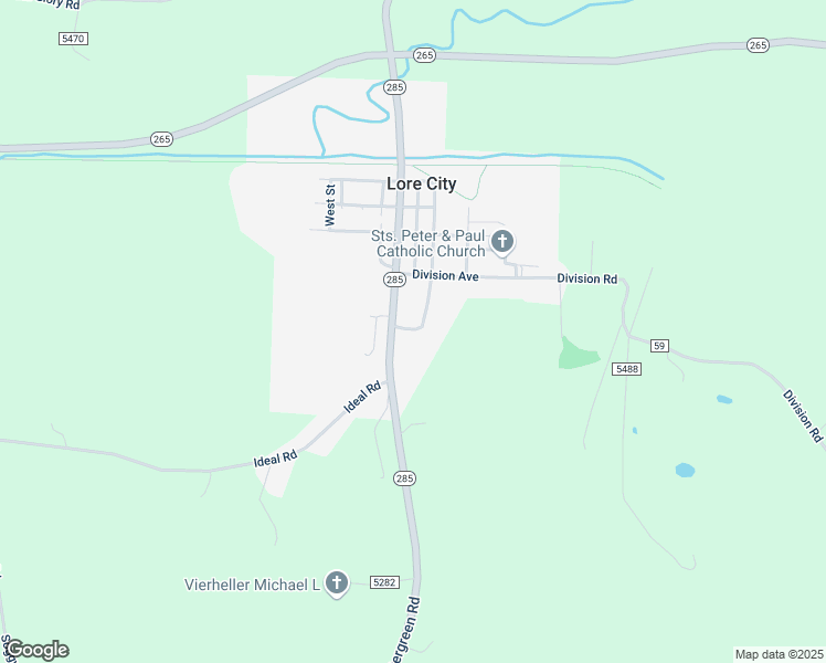 map of restaurants, bars, coffee shops, grocery stores, and more near 152 Main Street in Lore City