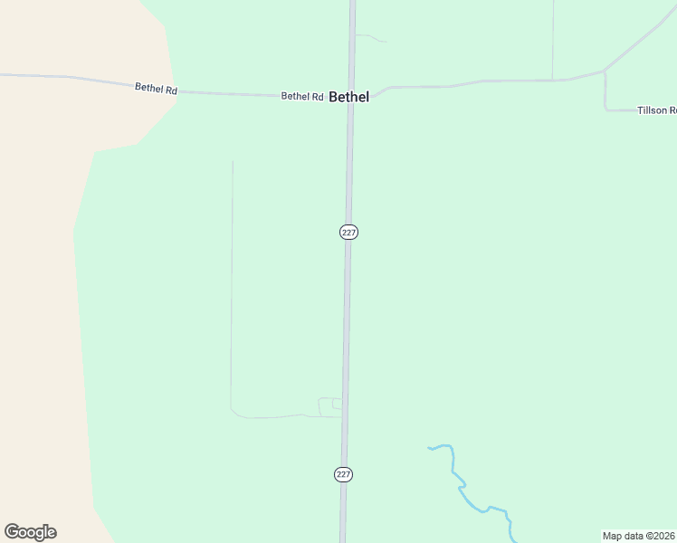 map of restaurants, bars, coffee shops, grocery stores, and more near 10528 Indiana 227 in Fountain City