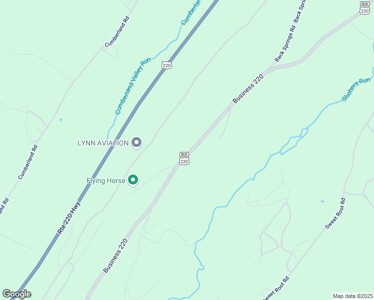 map of restaurants, bars, coffee shops, grocery stores, and more near 1193 Business 220 in Bedford
