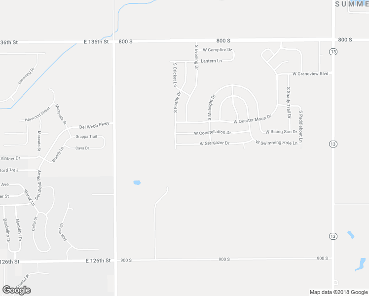 map of restaurants, bars, coffee shops, grocery stores, and more near 9685 West Stargazer Drive in Pendleton