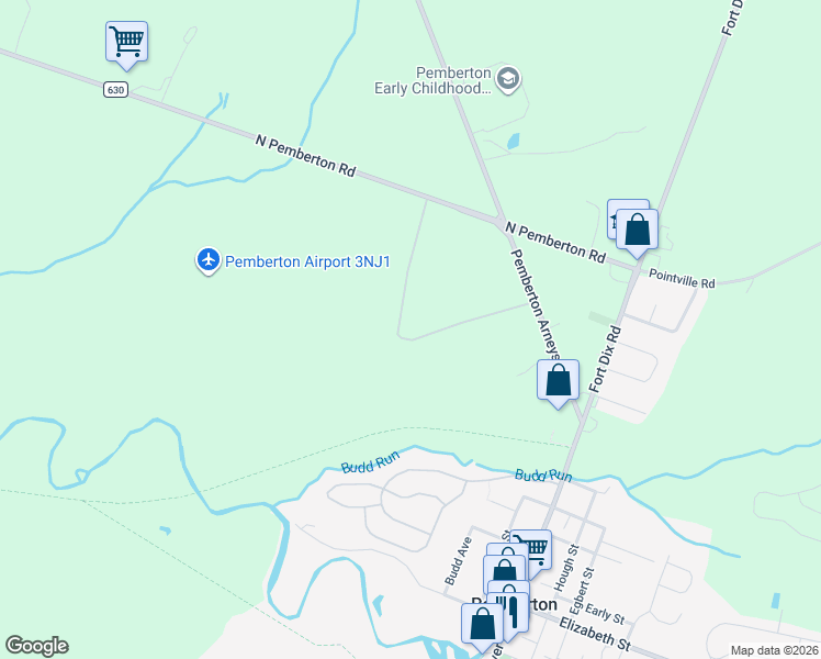 map of restaurants, bars, coffee shops, grocery stores, and more near 55 Arneys Mount Road in Pemberton