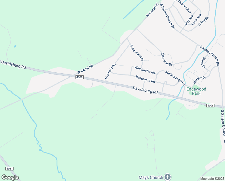 map of restaurants, bars, coffee shops, grocery stores, and more near 4430A Davidsburg Road in Dover