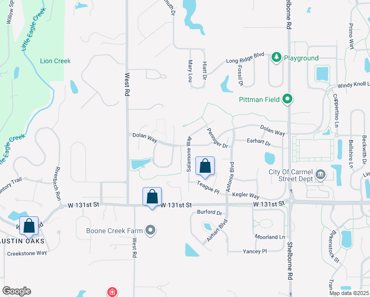 map of restaurants, bars, coffee shops, grocery stores, and more near 13360 Salamone Way in Westfield