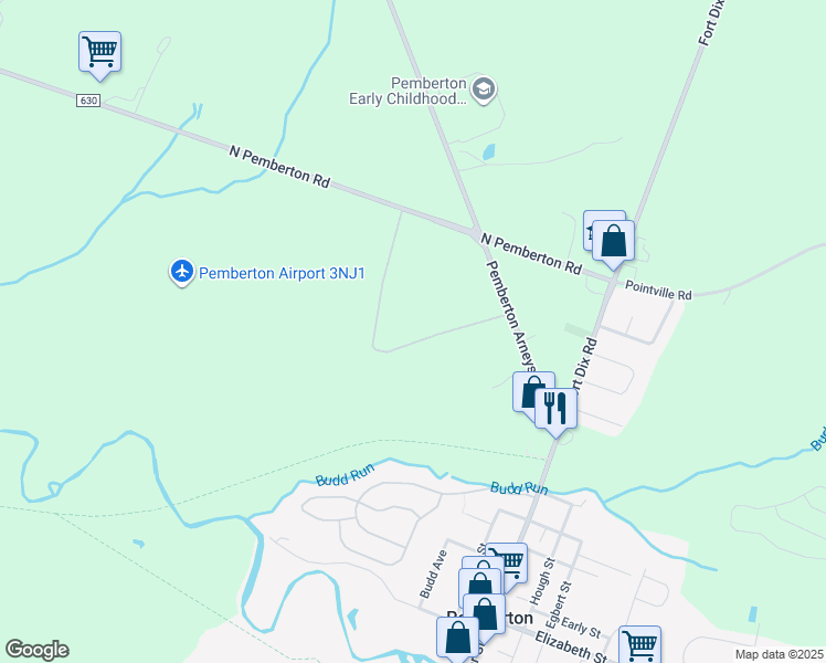map of restaurants, bars, coffee shops, grocery stores, and more near 55 Arneys Mount Road in Pemberton