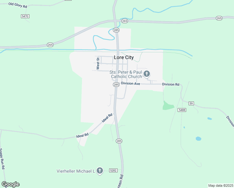 map of restaurants, bars, coffee shops, grocery stores, and more near 152 Main Street in Lore City