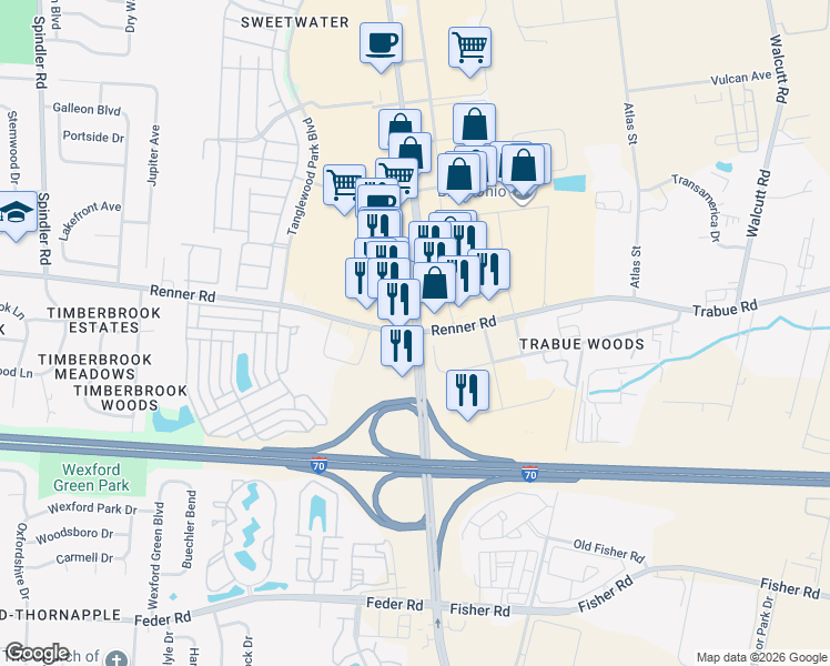 Renner Rd & Hilliard Rome Rd, Columbus OH Walk Score