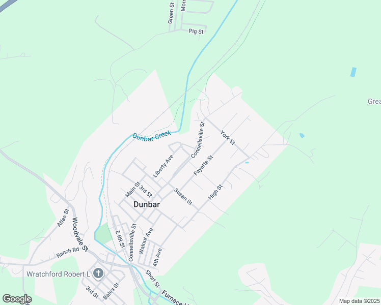 map of restaurants, bars, coffee shops, grocery stores, and more near 20 Lowery Drive in Dunbar