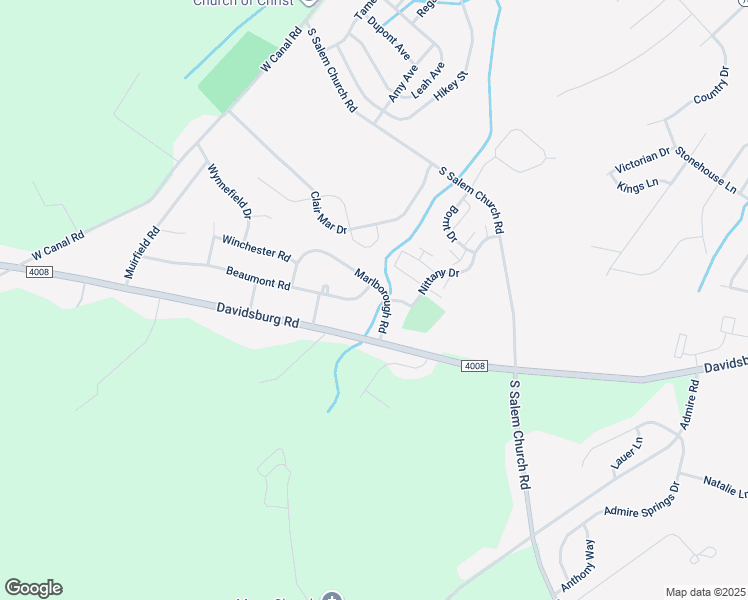 map of restaurants, bars, coffee shops, grocery stores, and more near 4175 Beaumont Road in Dover