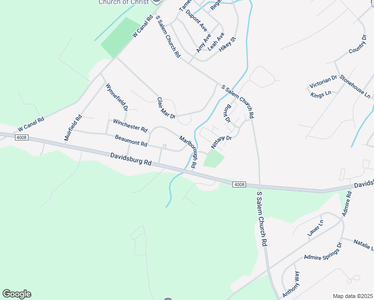 map of restaurants, bars, coffee shops, grocery stores, and more near 4175 Beaumont Road in Dover