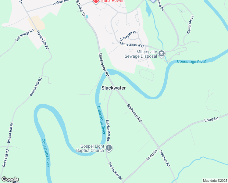 map of restaurants, bars, coffee shops, grocery stores, and more near 373 Slackwater Road in Millersville