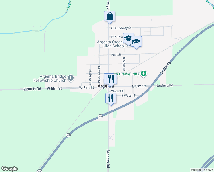 101 North Street, Argenta IL Walk Score