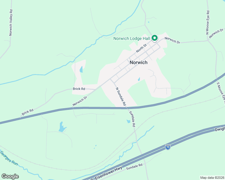 map of restaurants, bars, coffee shops, grocery stores, and more near 105 North Sundale Road in Norwich