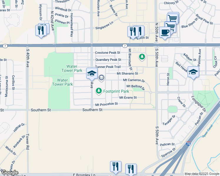 map of restaurants, bars, coffee shops, grocery stores, and more near 336 Mount Eolus Street in Brighton
