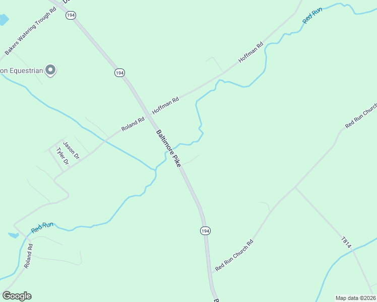 map of restaurants, bars, coffee shops, grocery stores, and more near 2035 Baltimore Pike in East Berlin