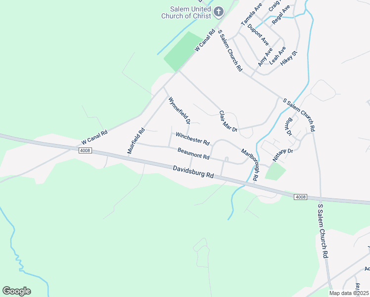 map of restaurants, bars, coffee shops, grocery stores, and more near 4348 Beaumont Road in Dover