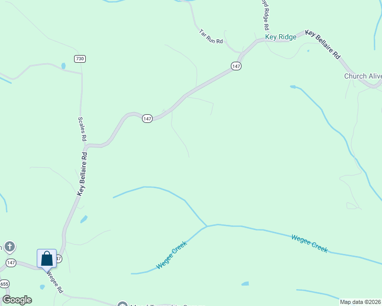 map of restaurants, bars, coffee shops, grocery stores, and more near 51725 Key Bellaire Road in Bellaire