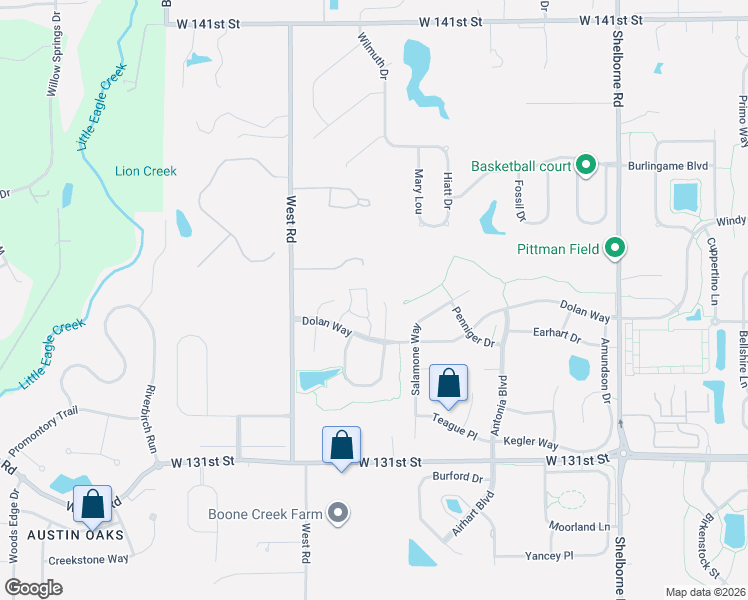 map of restaurants, bars, coffee shops, grocery stores, and more near 13456 Boxelder Court in Westfield
