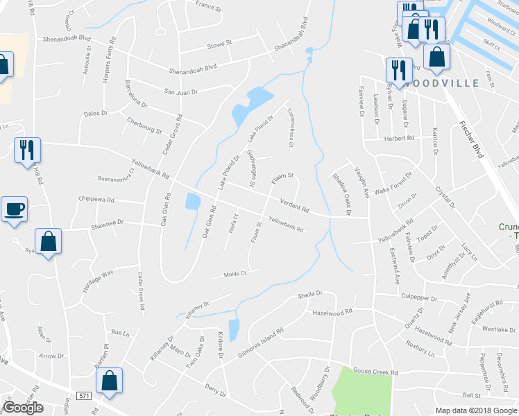 map of restaurants, bars, coffee shops, grocery stores, and more near 946 Yellowbank Road in Toms River