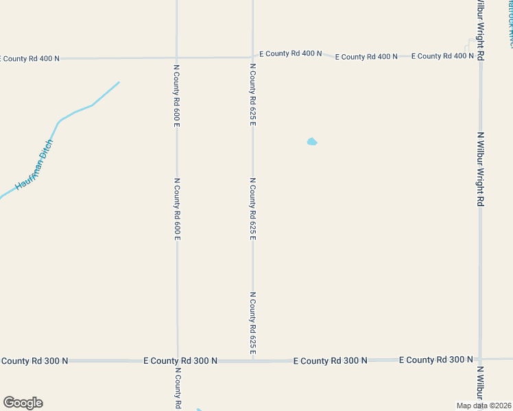 map of restaurants, bars, coffee shops, grocery stores, and more near 3650 North County Road 625 East in Mooreland