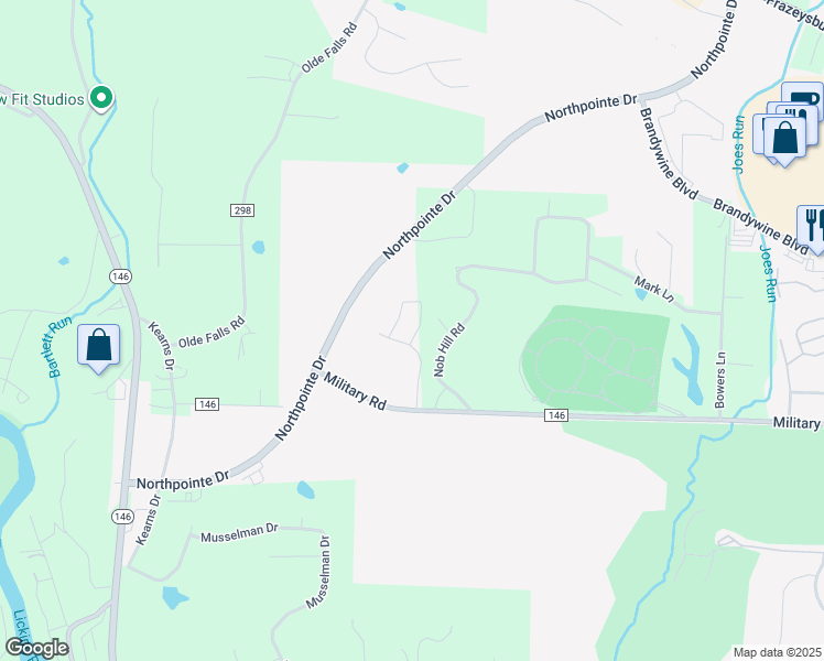 map of restaurants, bars, coffee shops, grocery stores, and more near 3398 Sandhurst Drive in Zanesville