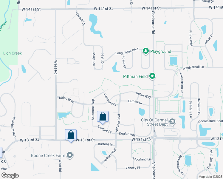 map of restaurants, bars, coffee shops, grocery stores, and more near 13495 Salamone Way in Westfield