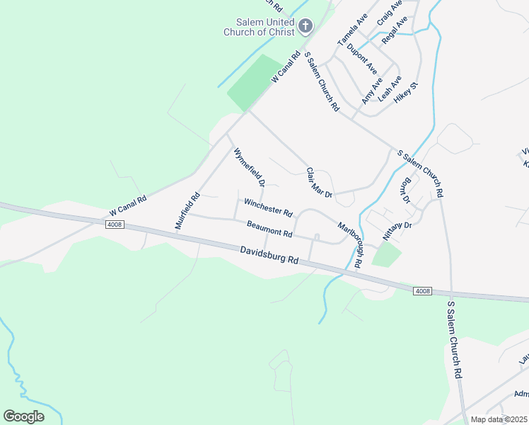 map of restaurants, bars, coffee shops, grocery stores, and more near 4341 Winchester Road in Dover