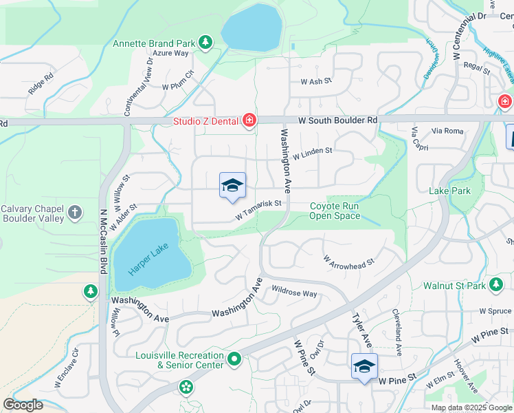 map of restaurants, bars, coffee shops, grocery stores, and more near 794 West Tamarisk Street in Louisville
