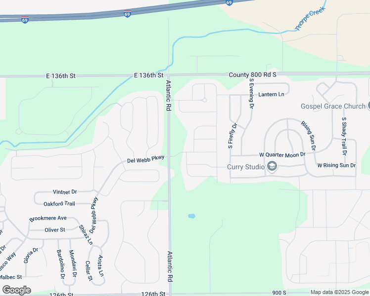 map of restaurants, bars, coffee shops, grocery stores, and more near 7784 West 900 South in Pendleton