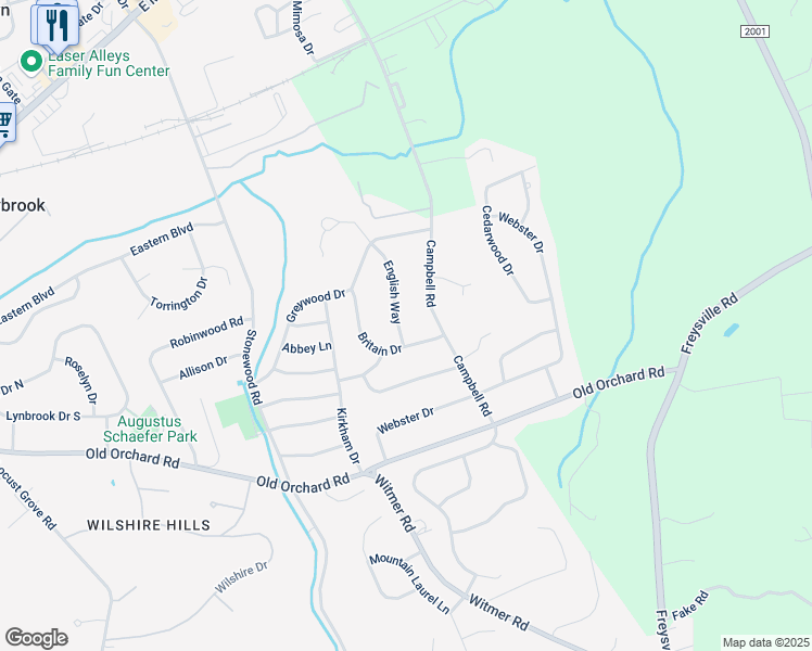 map of restaurants, bars, coffee shops, grocery stores, and more near 4283 English Way in East York