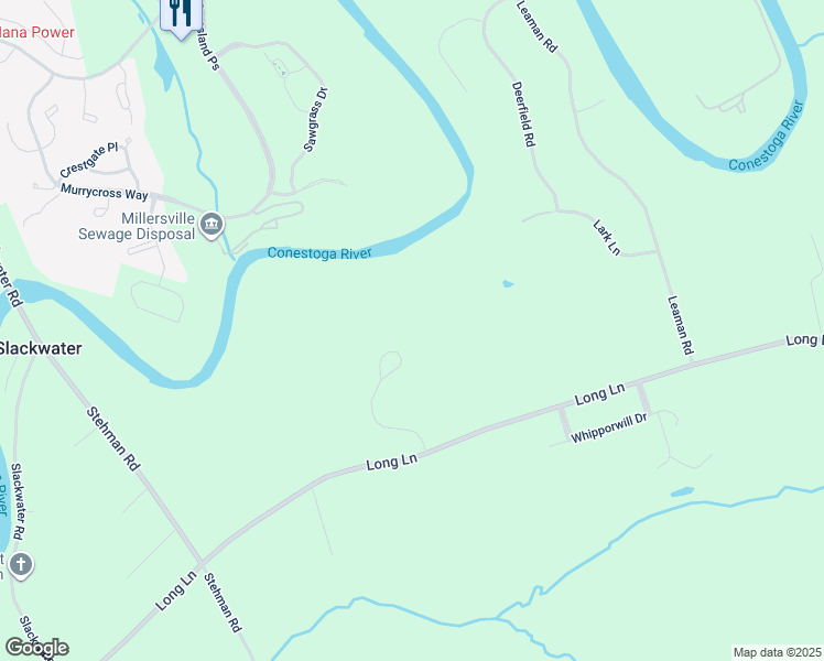 map of restaurants, bars, coffee shops, grocery stores, and more near 44 Hershey Lane in Lancaster