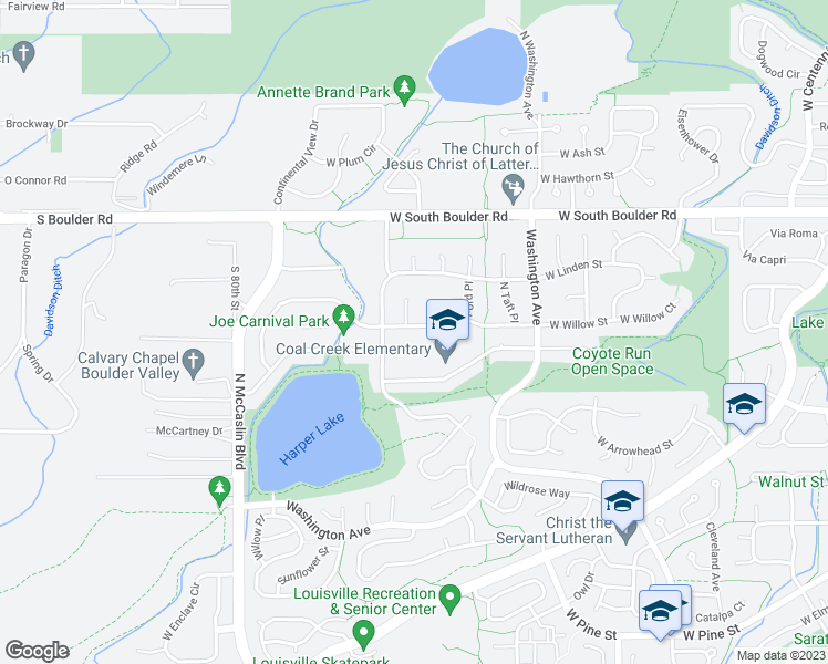 map of restaurants, bars, coffee shops, grocery stores, and more near 864 West Willow Street in Louisville