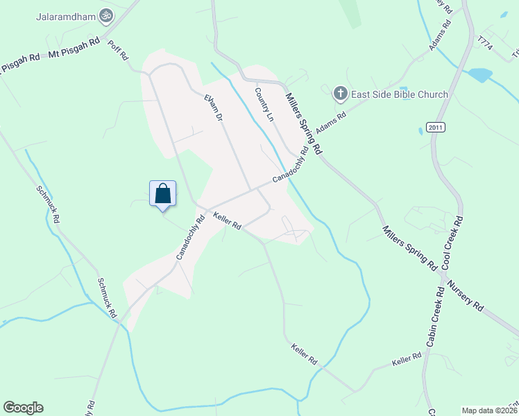 map of restaurants, bars, coffee shops, grocery stores, and more near 924 Dallas Drive in York